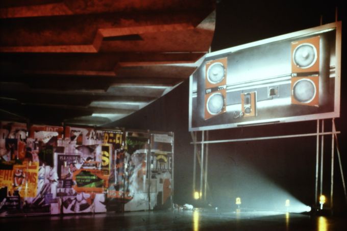 'Under the Westway' stage with perspective flyover.