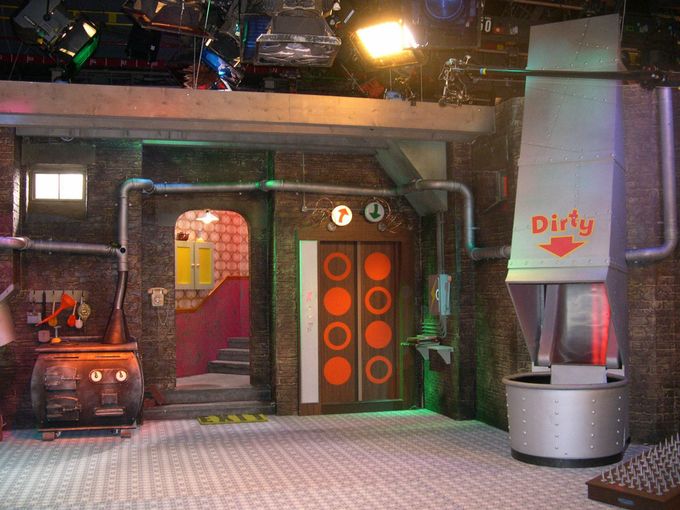 Dick and Dom's Bungalow basement - note the bed of rubber nails!