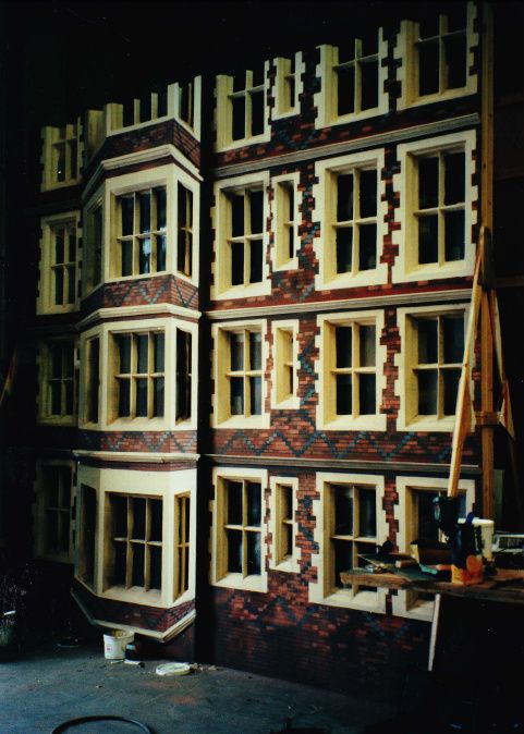 The rather lovely 3d and miniature building backing to Fuller-Carp's office window